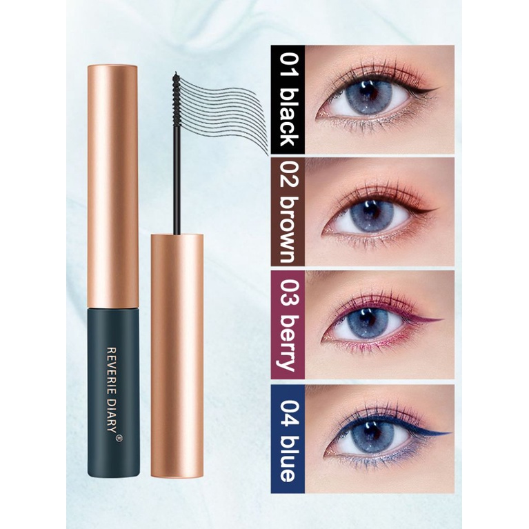 Mascara REVERIE DIARY chống thấm nước chuốt cong mi thời trang với 4 màu lựa chọn | BigBuy360 - bigbuy360.vn