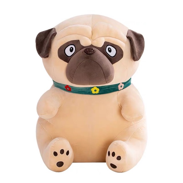 Gấu Chó Pug Mặt Xệ Hot [FREESHIP] Gấu ôm vải nhung dãn 4 chiều siêu mềm mượt|Hàn Quốc|Gấu bông cao cấp|TEDDYBEAR.VN