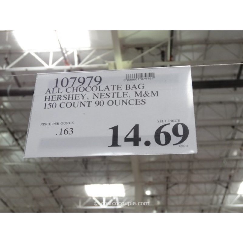 KẸO SÔ CÔ LA TỔNG HỢP ALL CHOCOLATE KIRKLAND 2,55 kg