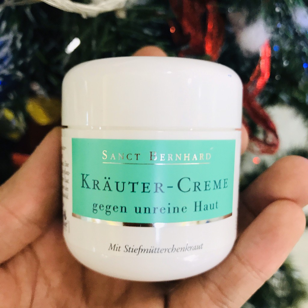 Kem ngừa mụn thảo dược Krauter Creme gegen unreine Haut 50ml [ Chính hãng CHLB Đức ]