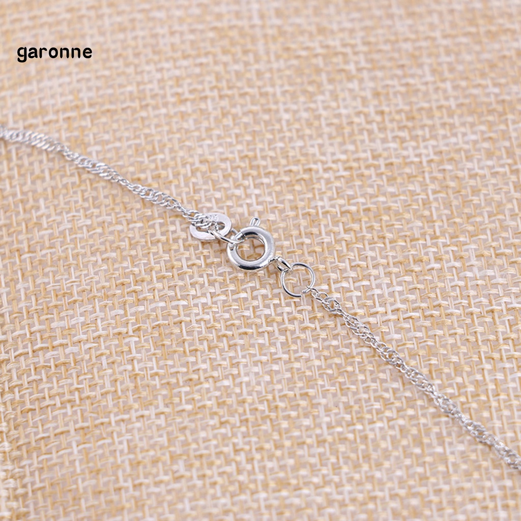 Vòng cổ mặt hình trái tim đính đá zircon thời trang cho nữ