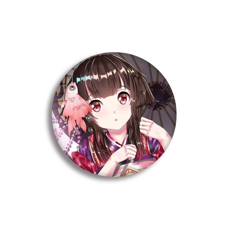 Huy hiệu cài áo IN HÌNH Onmyoji Âm dương sư game chibi dễ thương xinh xắn