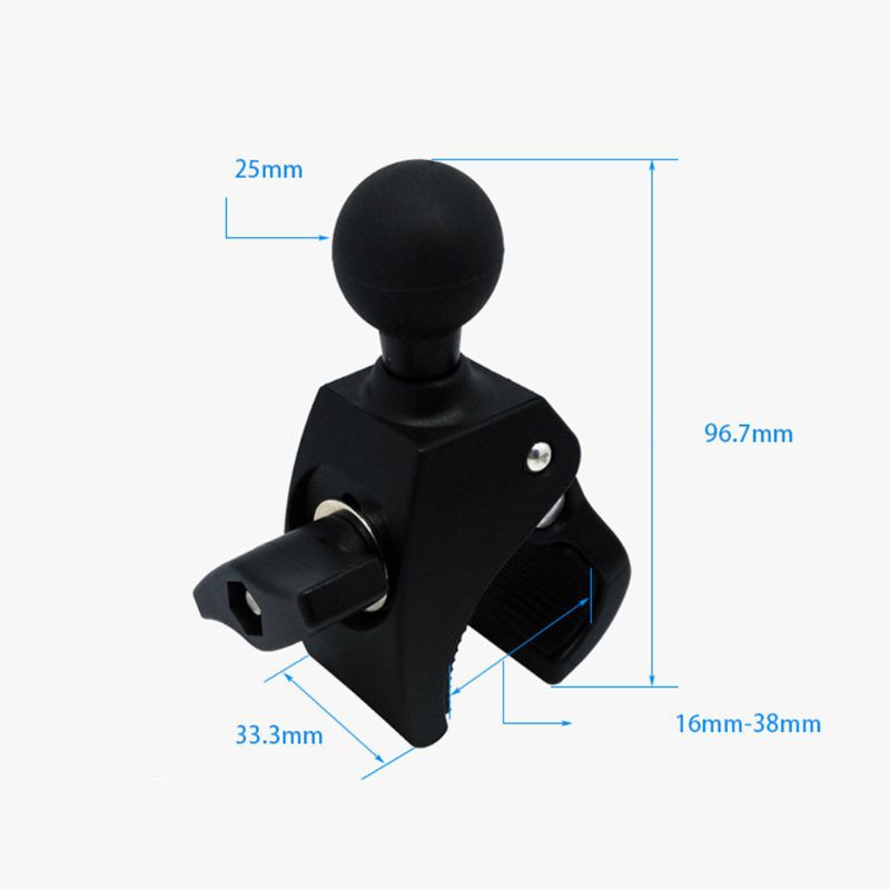 Ngàm Gắn Camera Hành Trình Gopro Gắn Tay Cầm Xe Đạp / Xe Máy / Xe Đạp 1 Inch