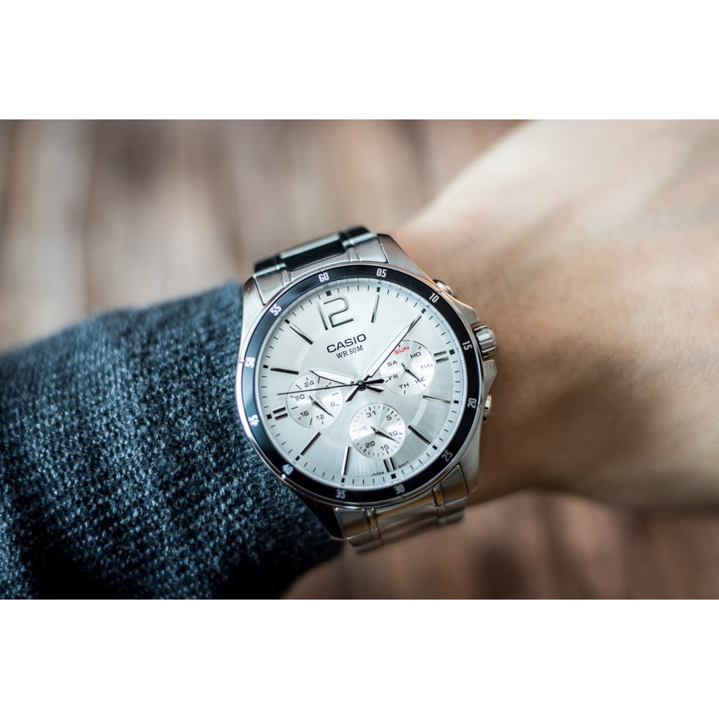 Đồng hồ nam dây kim loại chính hãng Casio Anh Khuê MTP-1374 | BigBuy360 - bigbuy360.vn