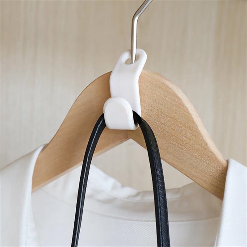 6 Pcs Creative DIY Mini Non Slip Clothes Hanger Space Saving/ Closet Organizer Storage Rack Hook/ Practical Multifunction Home Living Storage