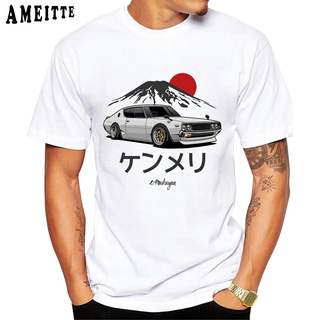 Áo Thun Nam Tay Ngắn In Hình Xe Hơi Jdm Skyline Gtr Kenmeri R32 Phong Cách Nhật Bản