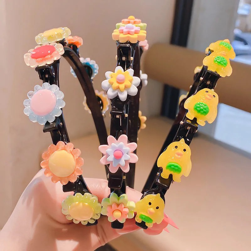 Cài Tóc Đính Hoa Kiểu Dáng Dễ Thương Thời Trang Cho Bé Gái