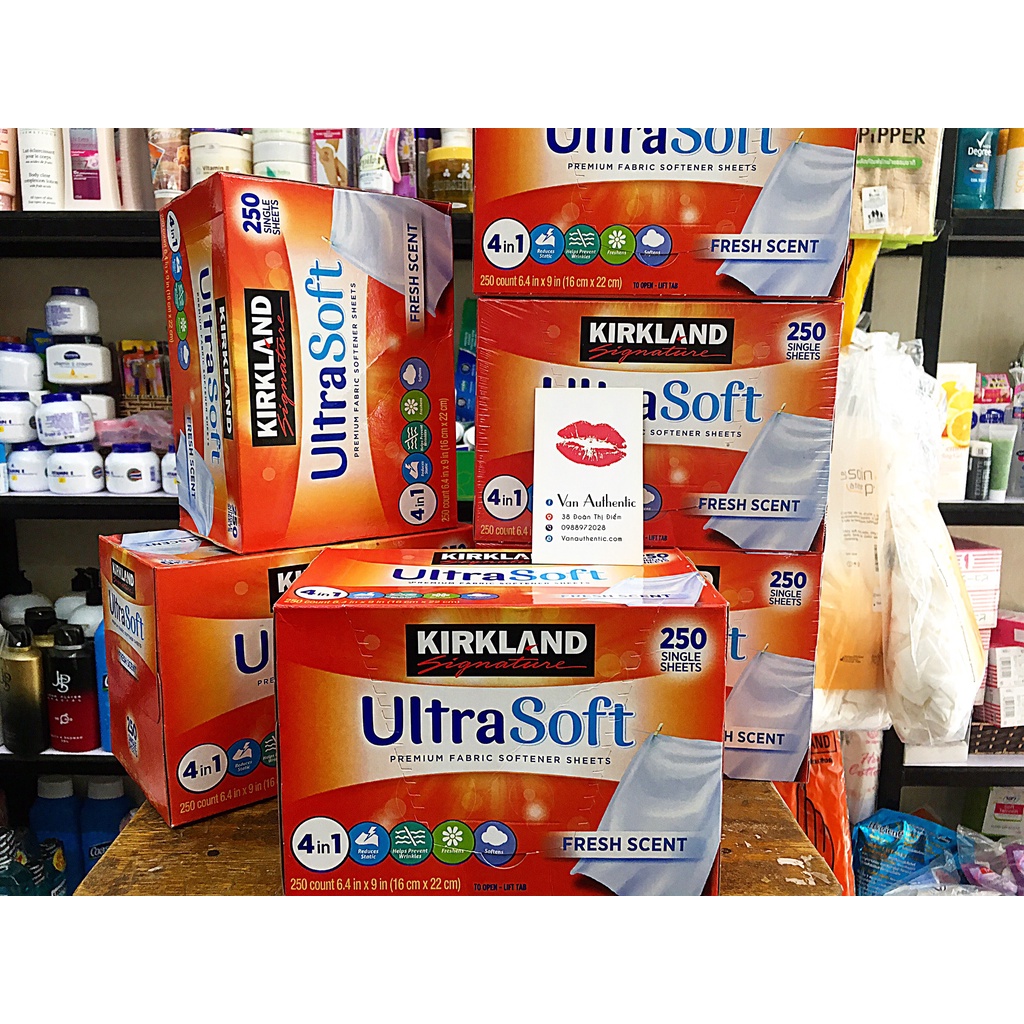 Giấy thơm kirkland ultra soft 250 tờ mỹ mẫu mới