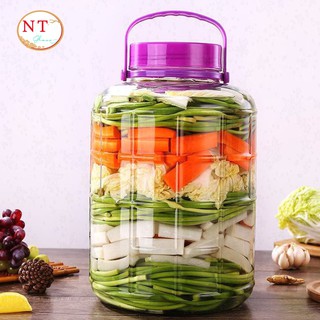 Bình ngâm rượu thủy tinh quai xách 10 lít