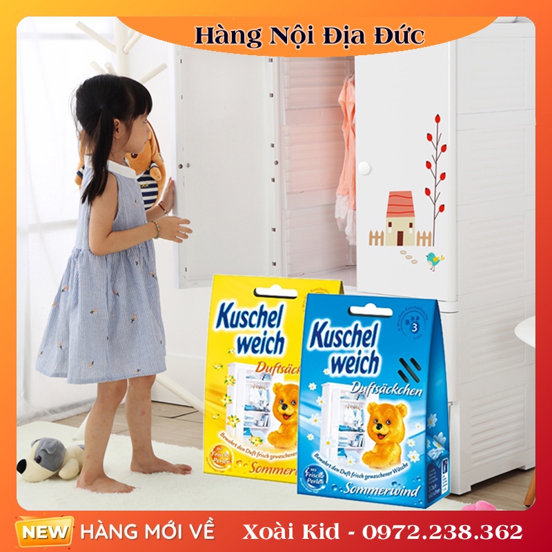 Túi thơm quần áo Kuschel weich cho bé an toàn của Đức - Nội địa Đức Đủ Bill