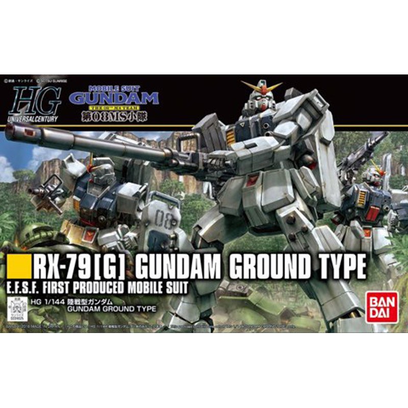 Mô Hình Gundam HG RX-79 Gundam Ground Type Revive Ver Series HGUC Tỉ Lệ 1/144
