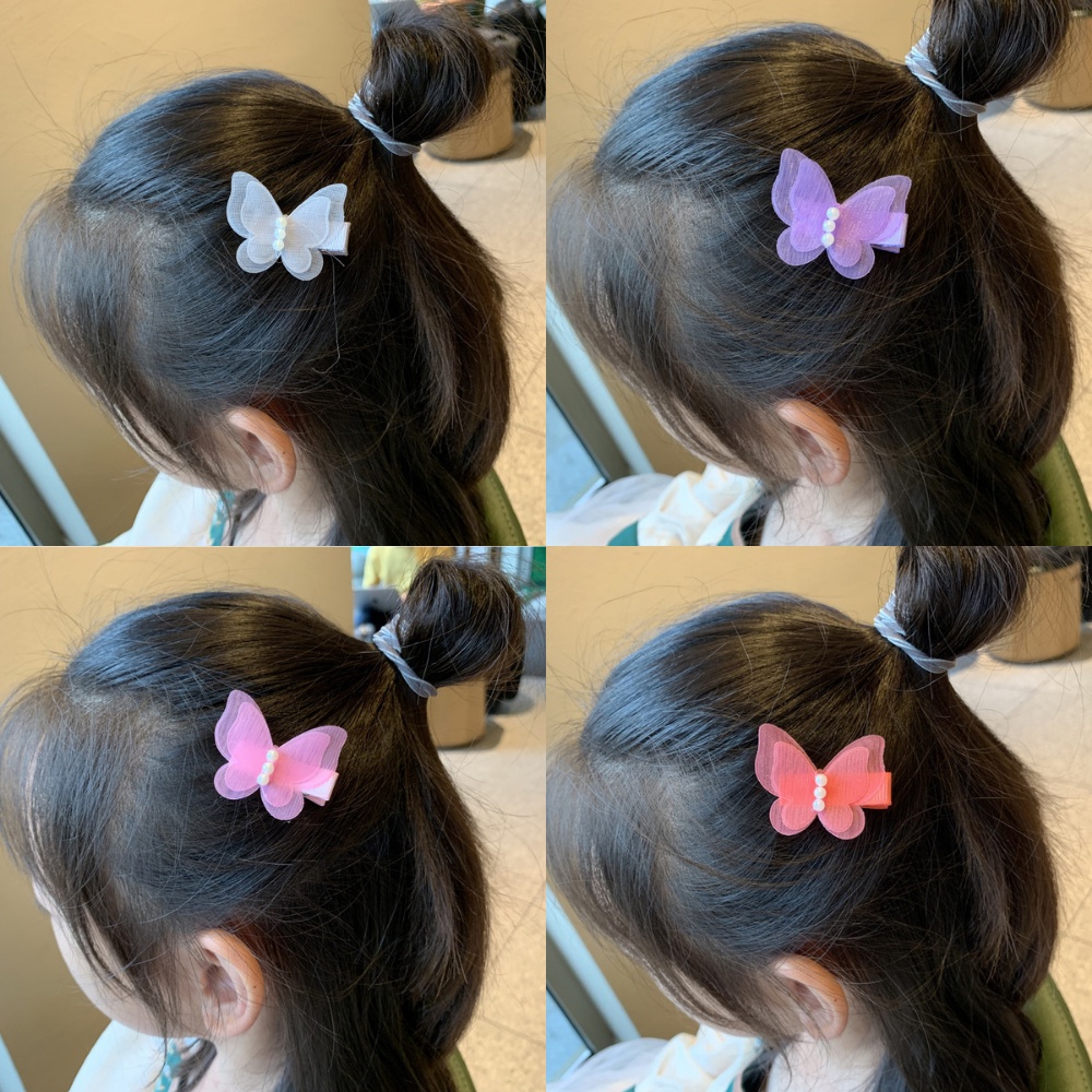 Kẹp tóc cho bé gái hình con bướm đáng yêu màu tím xanh hồng cho bé chơi trung thu cho bé gái 1 2 3 4 5 6 7 8 9 tuổi