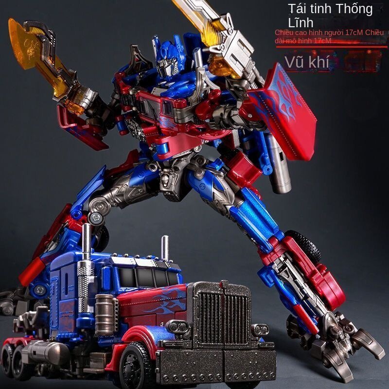 Mô Hình Đồ Chơi Xe Hơi Biến Hình Optimus 5 Cột 689 Tuổi