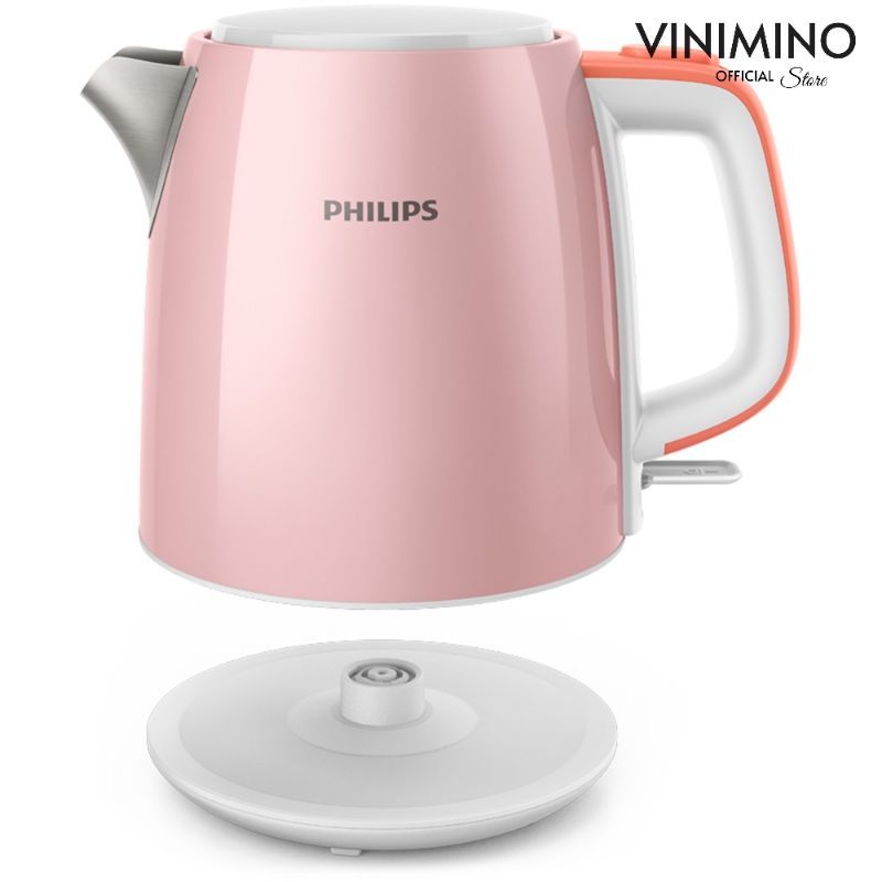 [Tặng kèm quà] Ấm đun siêu tốc Philips HD9348 Pink - Hàng Chính Hãng | Vinimino Store