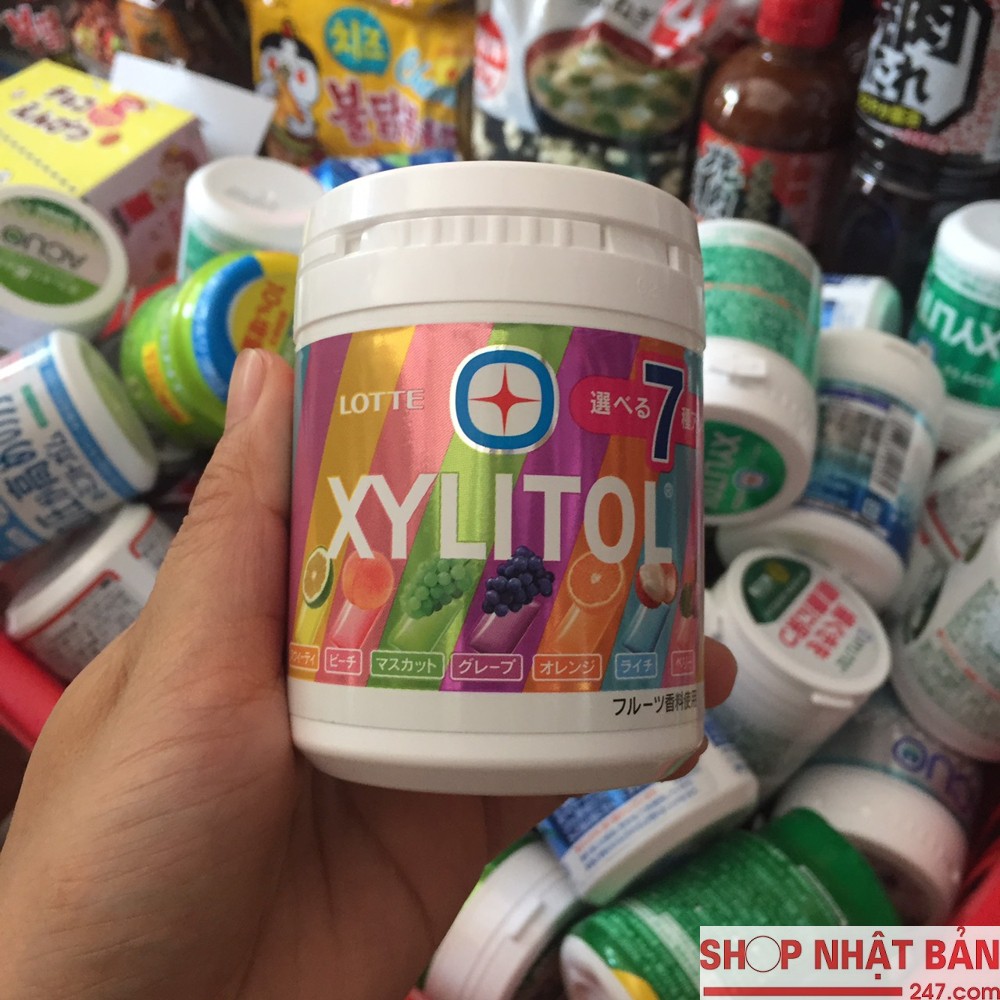 [Date 2022] Kẹo cao su Lotte xylitol Nhật Bản