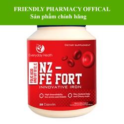 FE FORT Nz - Hỗ trợ bổ sung sắt hữu cơ cho mẹ bầu, người thiếu máu không bị nóng (30 viên)