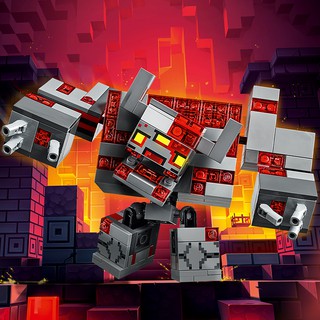 Đồ chơi lắp ráp Lego Minecraft 21163 - Đại Chiến Đá Đỏ