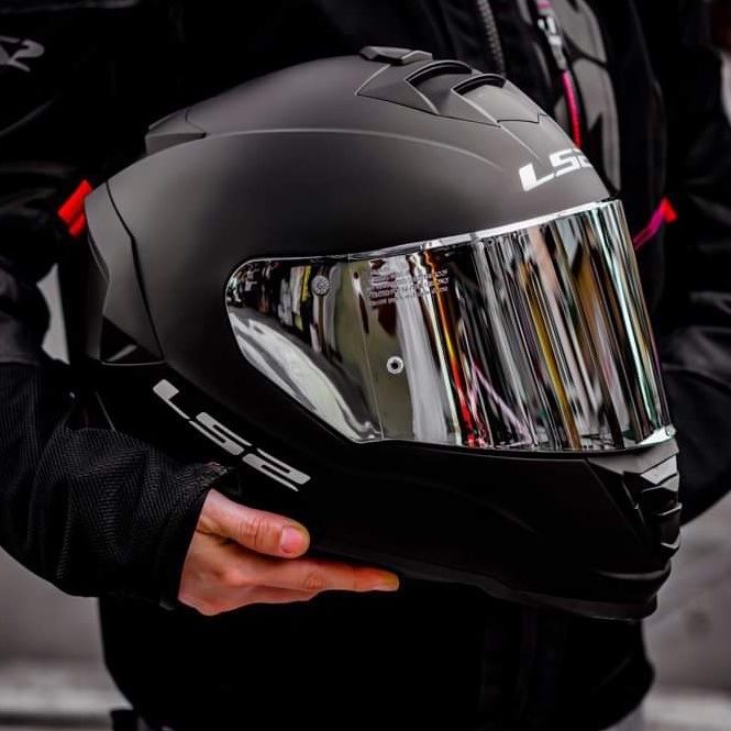 Mũ Fullface LS2 FF800 Storm đen nhám bảo hành 2 năm