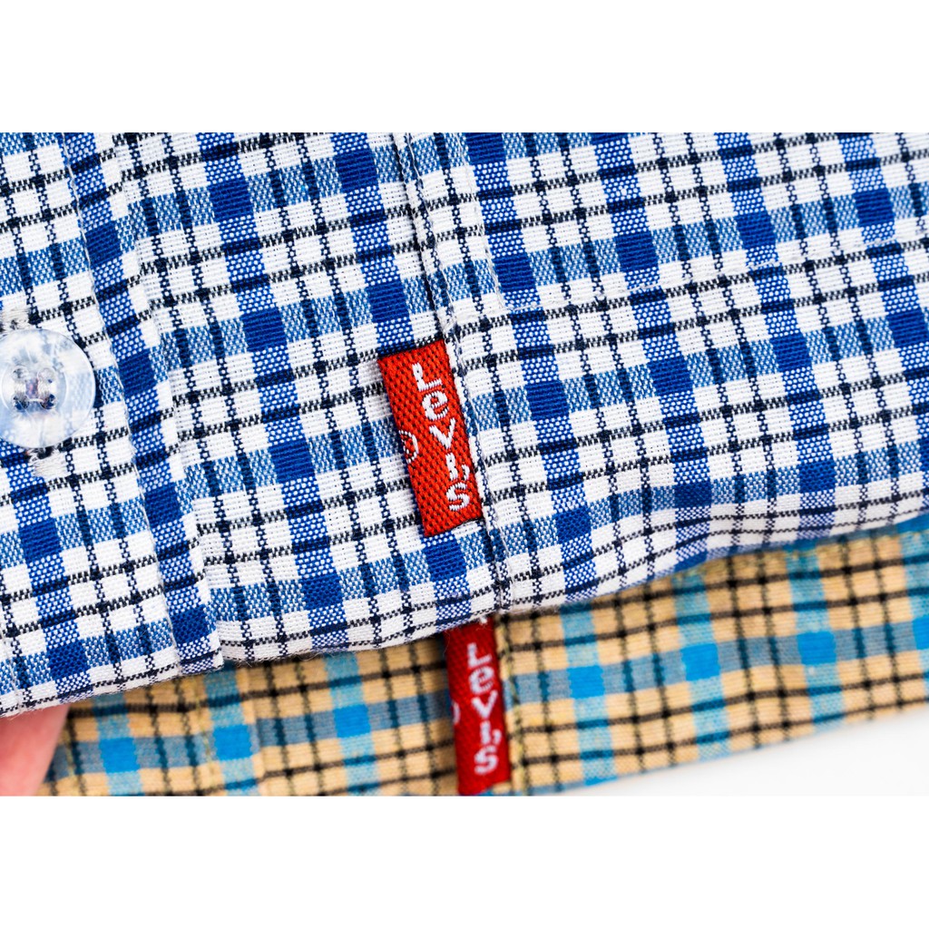 Sơ mi nam caro ngắn tay LVS Poly không nhăn màu XANH DA NHẠT chủ đạo - Phong Cách Trẻ Trung [Ảnh Thật 100%] | BigBuy360 - bigbuy360.vn