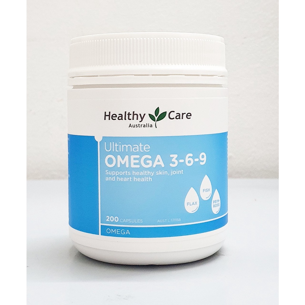 Viên uống Healthy Care Ultimate Omega 369 chai 200 viên từ úc