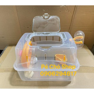 Lồng style Hộp nhựa Nắp mika trong suốt cho chuột hamster.