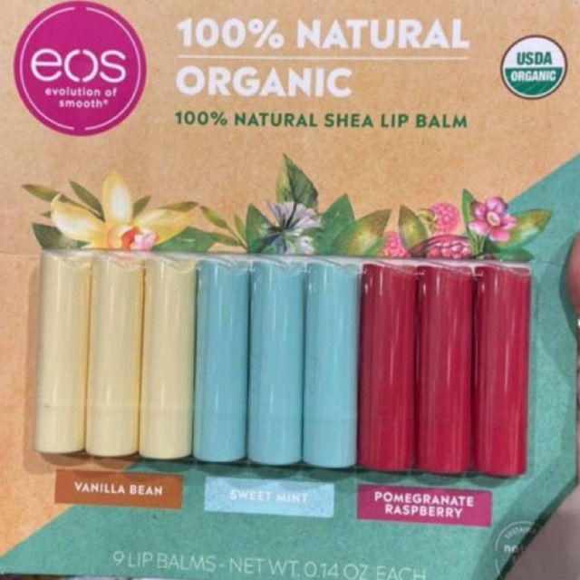 Son dưỡng EOS 100% Natural Organic