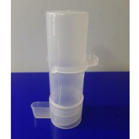 Set 2 Cóng Uống Nước Dài Cho Chim Cảnh Bằng Nhựa Dẻo Bền Đẹp