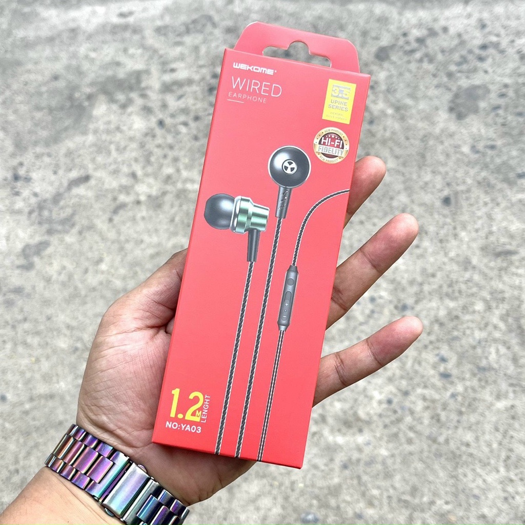 Tai nghe Hãng WK các loại Y12, YA03, YA09, YA05 cắm jack Chân tròn 3.5mm