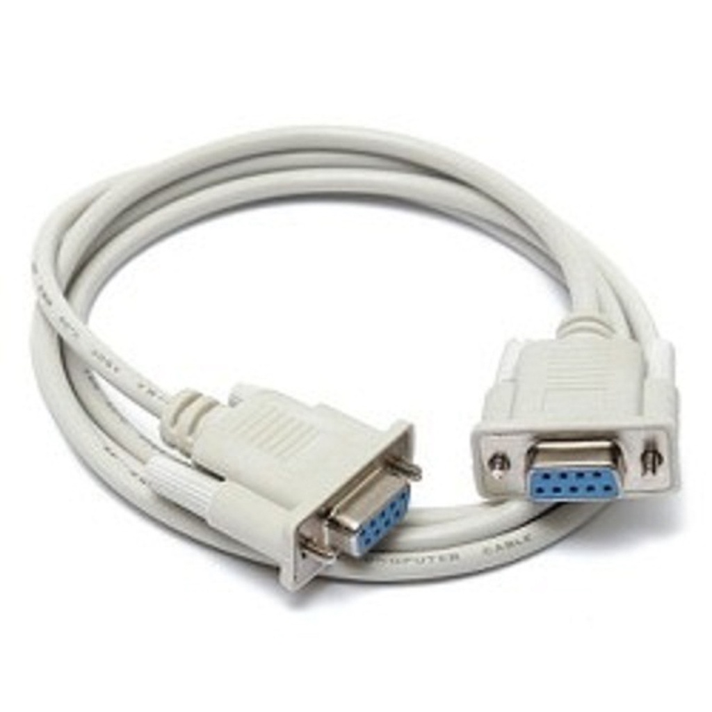 Cáp cổng COM RS232 Hai đầu ÂM dài 2M