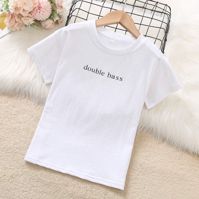 Bộ Áo Thun Ngắn Tay + Đầm Yếm Denim Thời Trang Mùa Hè Mới 2022 Cho Bé Gái