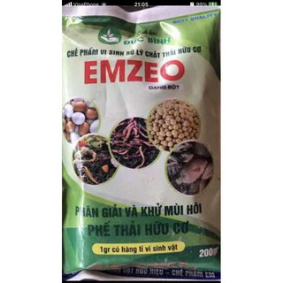Combo 1kg mật rỉ đường, 1kg Trichoderma SP, 1 gói Emzeo