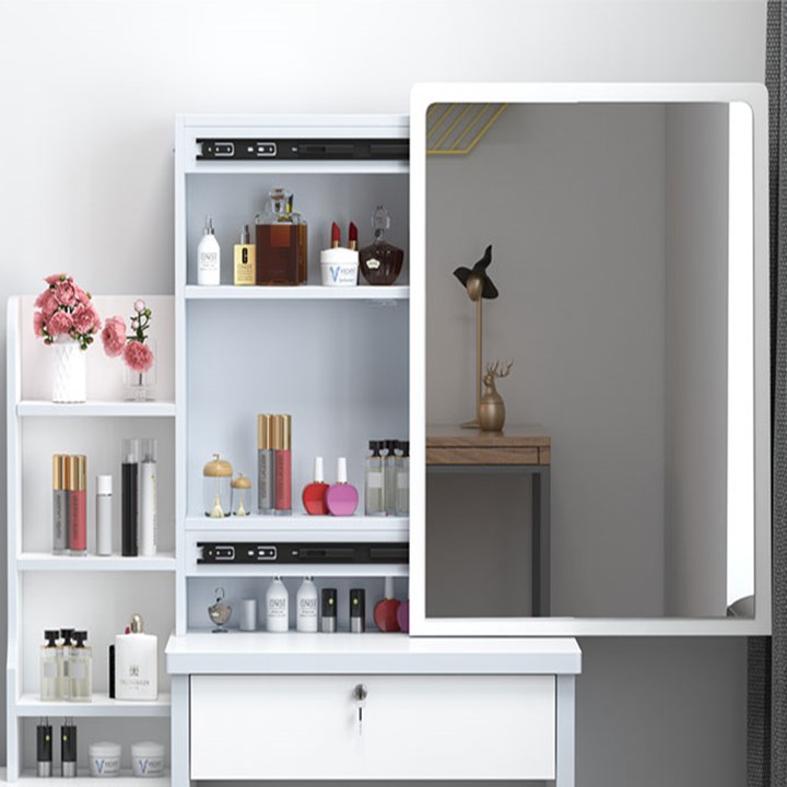 💥ẢNH THẬT💥 Bàn trang điểm đẹp kèm ghế, bàn phấn gỗ MDF cao cấp chống thấm BAH030 | BigBuy360 - bigbuy360.vn