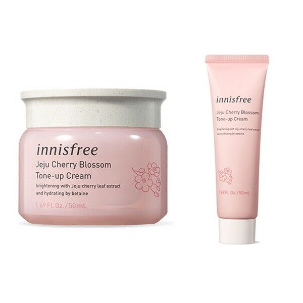Kem nâng tông da Innisfree 50ml chiết xuất hoa anh đào mềm mịn