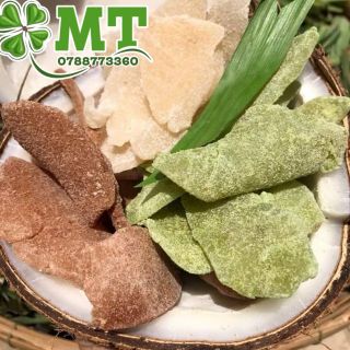 Mứt dừa non miếng nhà làm 1kg