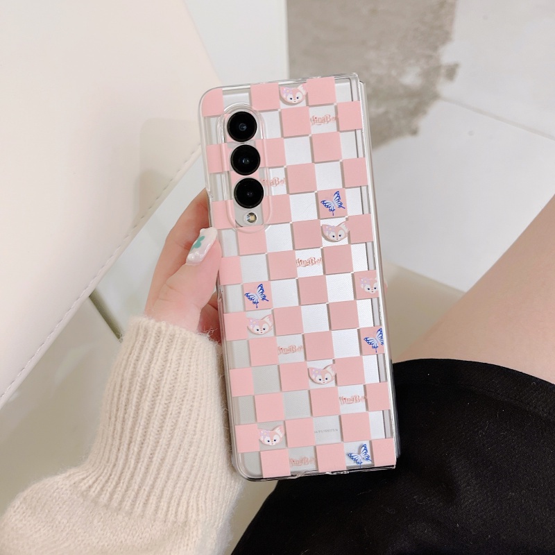 Ốp điện thoại cứng chống sốc họa tiết dễ thương cho Samsung Galaxy Z Fold 3 5G