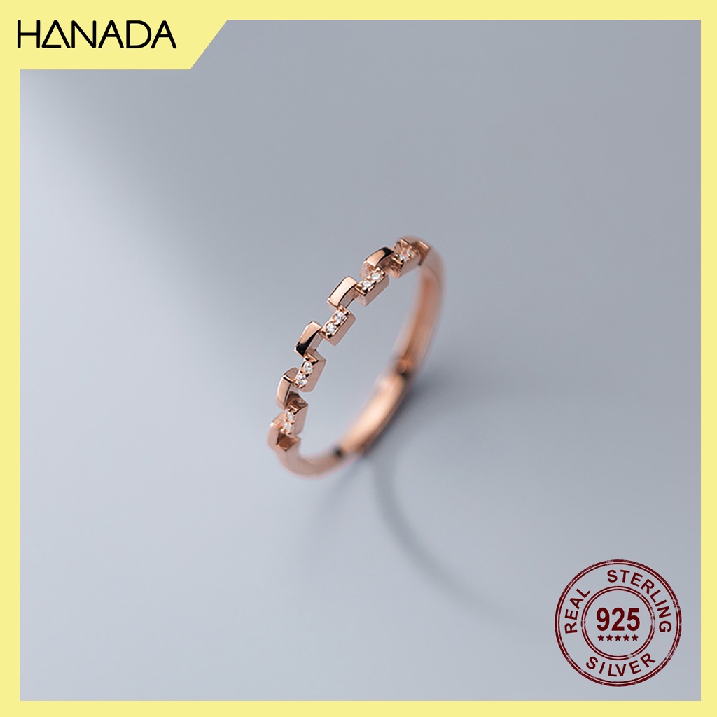 Nhẫn Bạc 925 Hanada 0066 L8