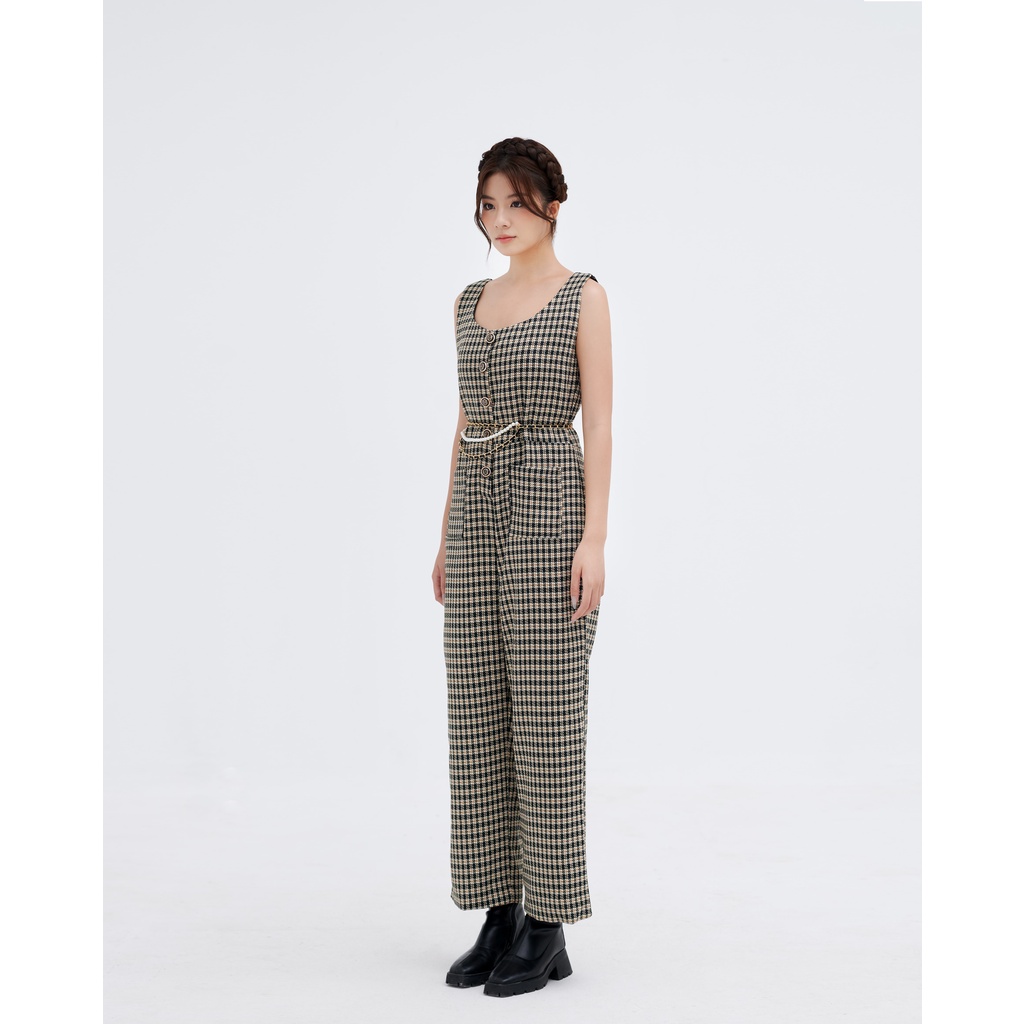 SET áo vest dáng croptop và Jumpsuit dài - RACHEL SET