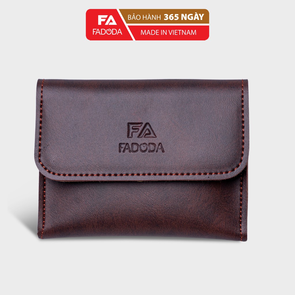 Ví mini Unisex thời trang Fadoda FVN06 nhiều màu, ví tiện lợi dùng đựng thẻ, name card, giấy tờ tùy thân các loại
