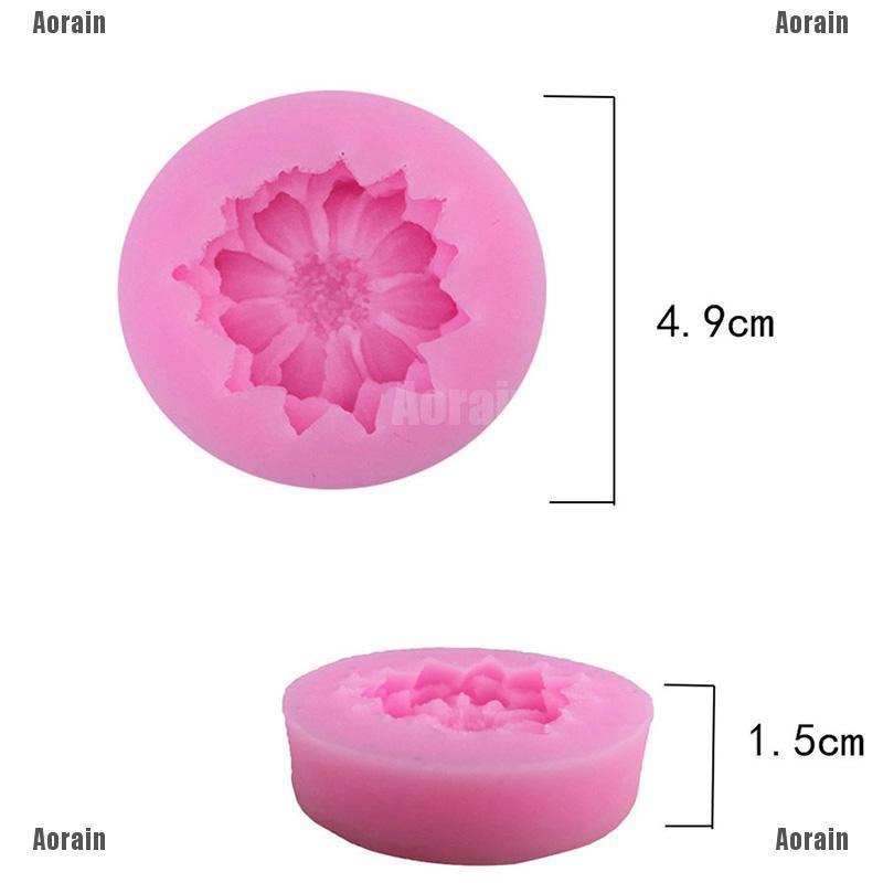 Khuôn Silicone Làm Bánh Tạo Hình Bông Hoa 3D Độc Đáo Tiện Dụng