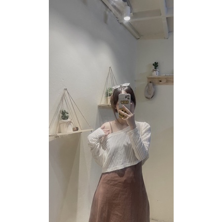 Sét váy 2s kèm áo lưới hàng chuẩn L1