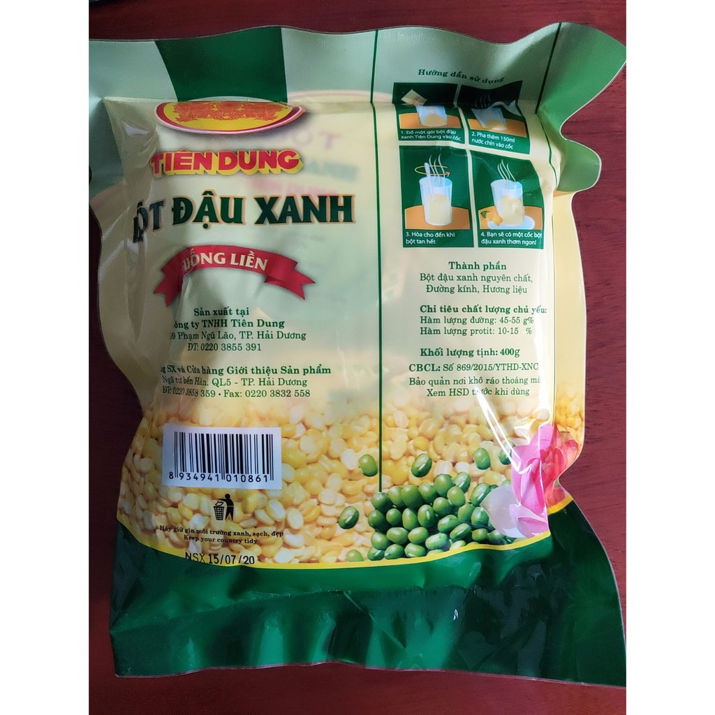 Bột đậu xanh Tiên Dung 400g | BigBuy360 - bigbuy360.vn