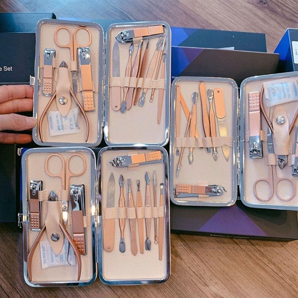 1608DC - set dụng cụ làm móng 12 món