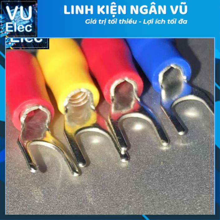 Đầu COS Y Các Màu -Kẹp Càng Cua - Đầu COS SV Y, Đầu cos chữ y, cos kẹp dây đủ loại chất liệu đồng