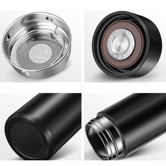 Bình giữ nhiệt Nhiệt kế màn hình led 450ml ly cốc cách nhiệt