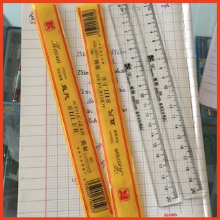 Thước kẻ 😍freeship😍 thước nhựa cứng 20cm và 30cm