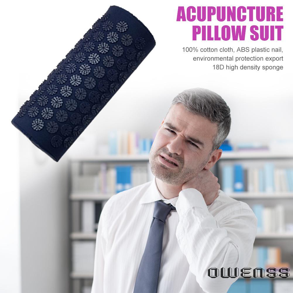 Acupuncture Massage Pillow Yoga Pad Acupoint Spike Relieve Stress Cushion