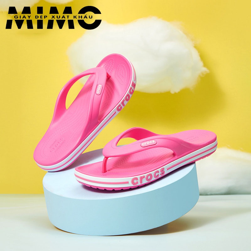 Dép xỏ ngón, tông Baya màu hồng đậm êm mềm nhẹ, bền đẹp, chống trơn trượt cho nữ
