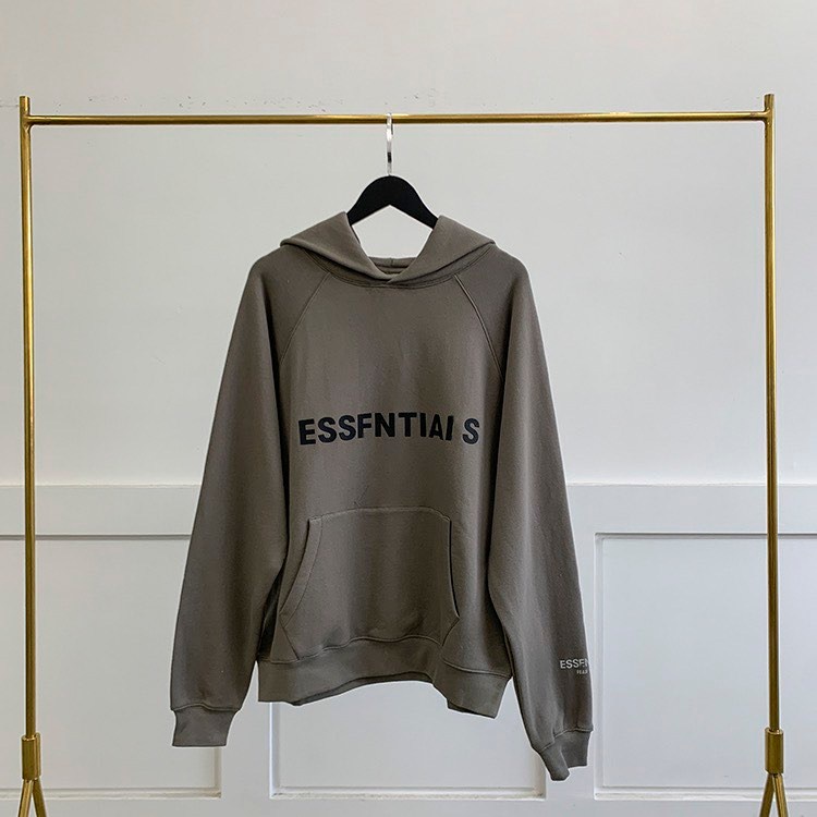 Áo hoodie essentials chữ in nổi , áo nỉ unisex nam nữ street style ,Mein_vn