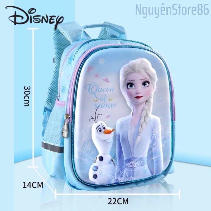 Ba Lô 3D Công Chúa Nữ Hoàng Băng Giá Loại Cao Cấp Siêu Đẹp Cho Bé Mẫu Giáo