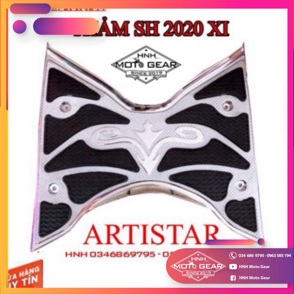 Thảm Để Chân Xi Crom SH 2020 Artista Chính Hãng